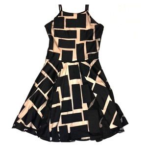 BD Junior Black and Tan Formal Dress